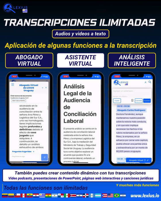 Transcripción de audio o video