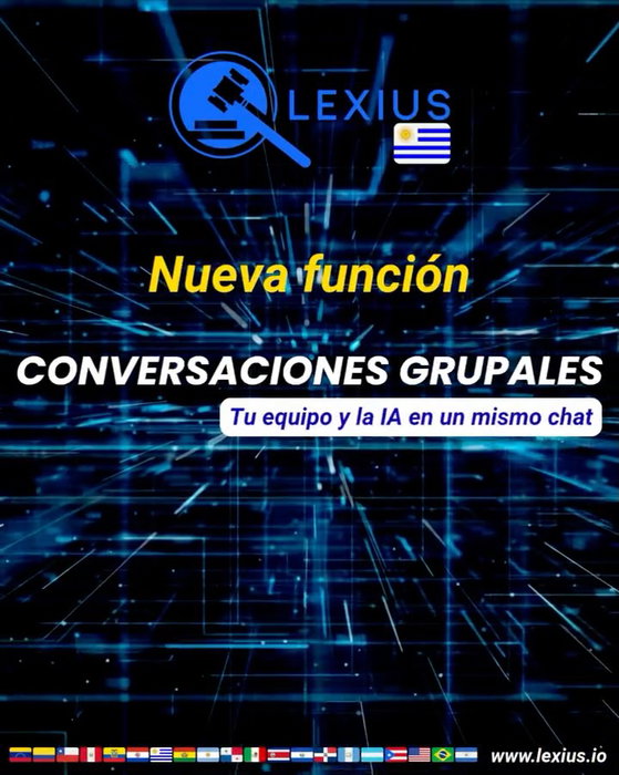 Conversaciones Grupales en LEXIUS