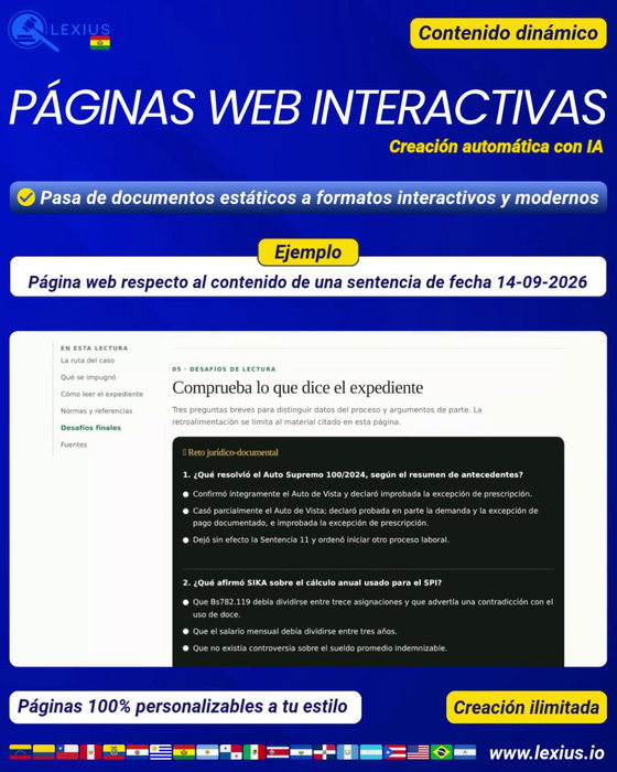 Páginas web interactivas