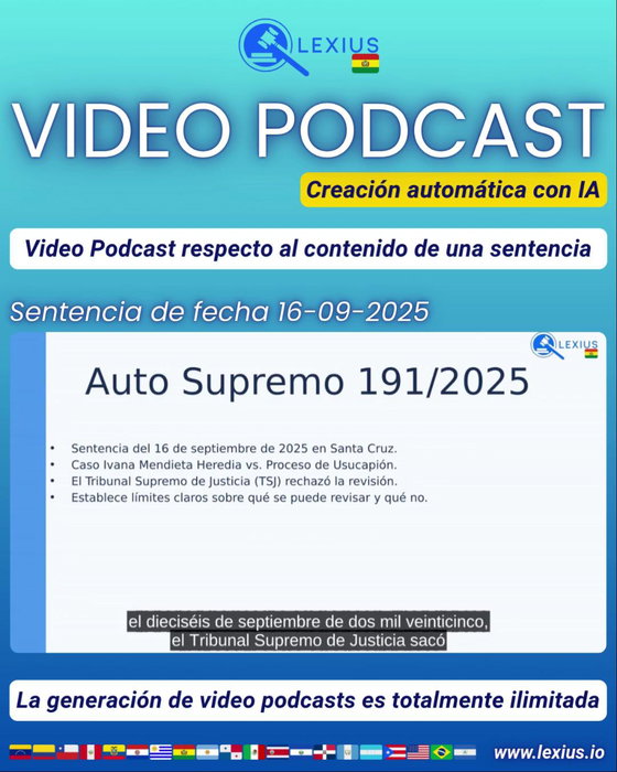 Video Podcast Legal