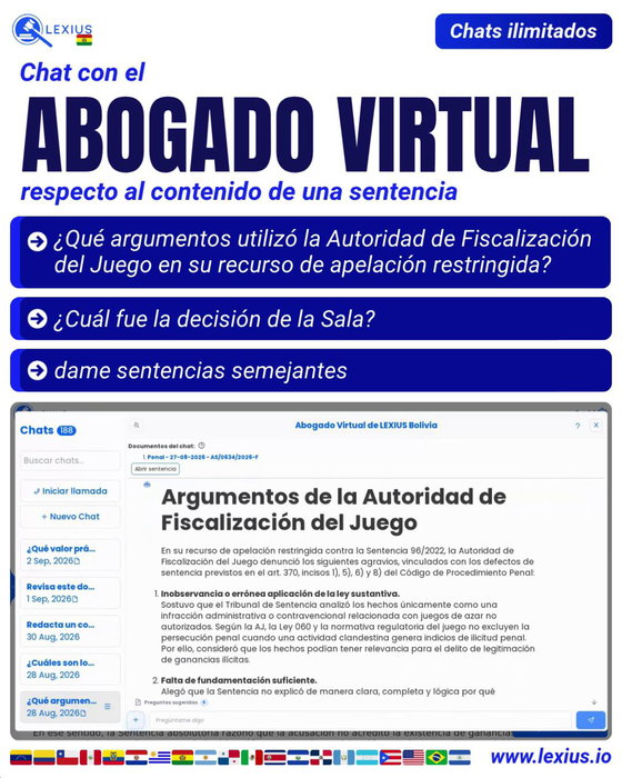 Chat con jurisprudencia