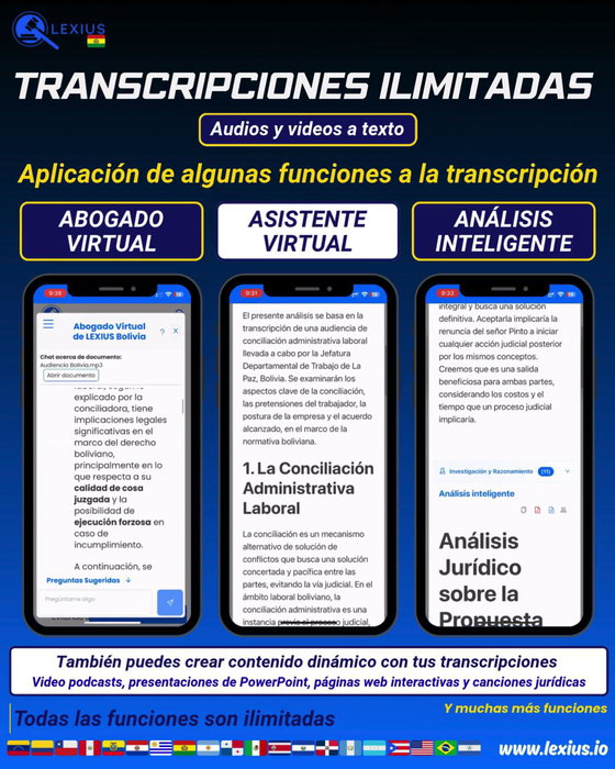 Transcripción de audio o video