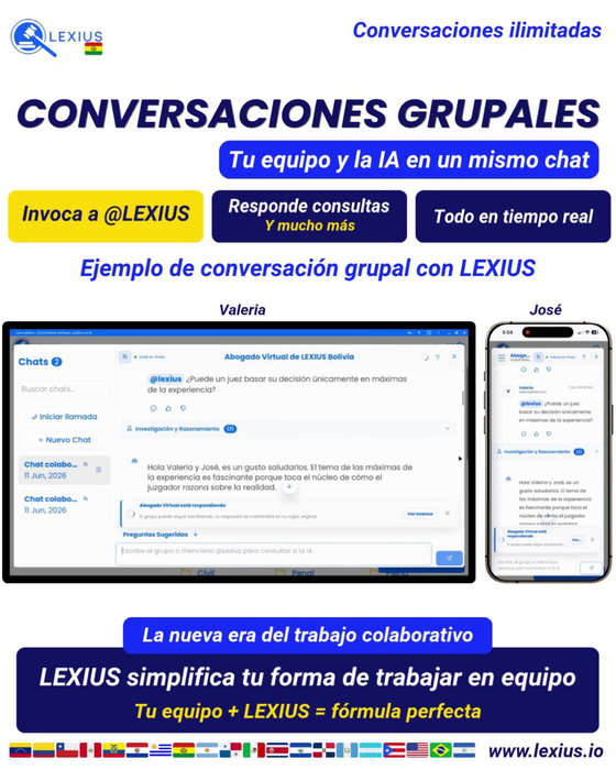 Conversaciones Grupales en LEXIUS