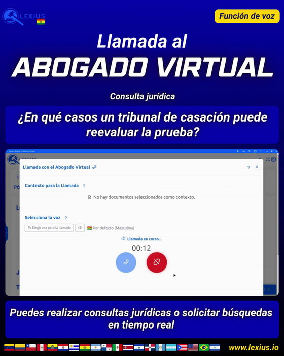 Llamadas de voz con el Abogado Virtual