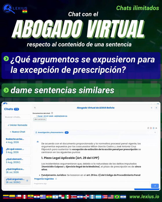 Chat con jurisprudencia