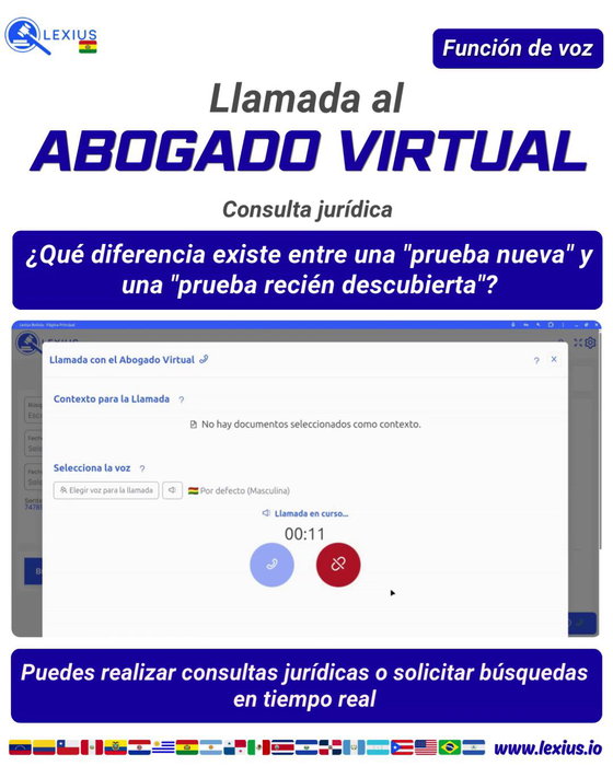Llamadas de voz con el Abogado Virtual
