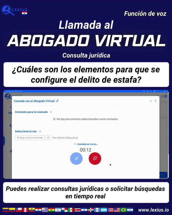 Llamadas de voz con el Abogado Virtual