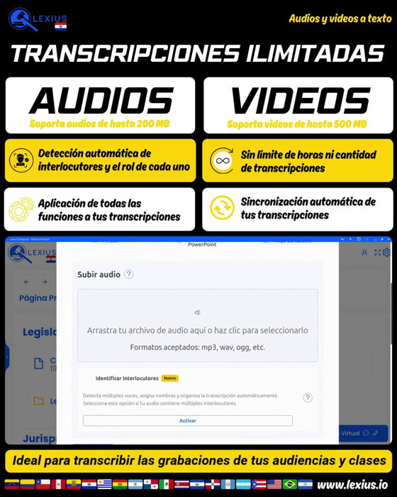 Transcribir audio o video