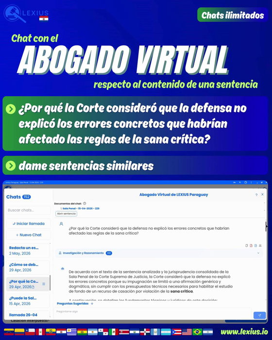 Chat con jurisprudencia