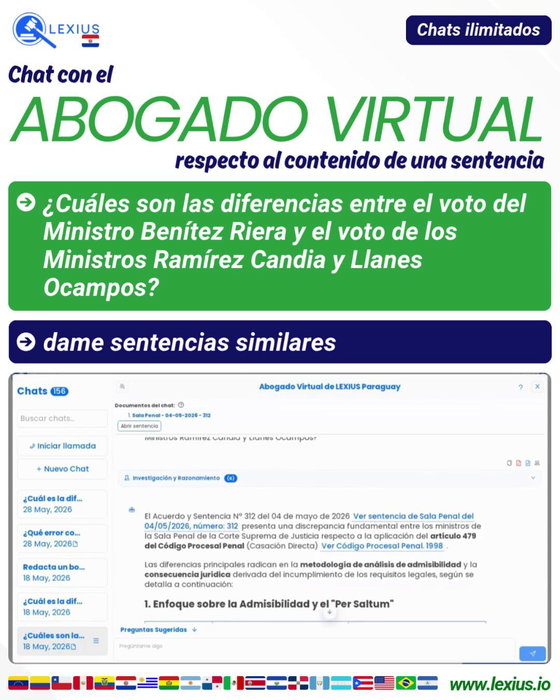 Chat con jurisprudencia