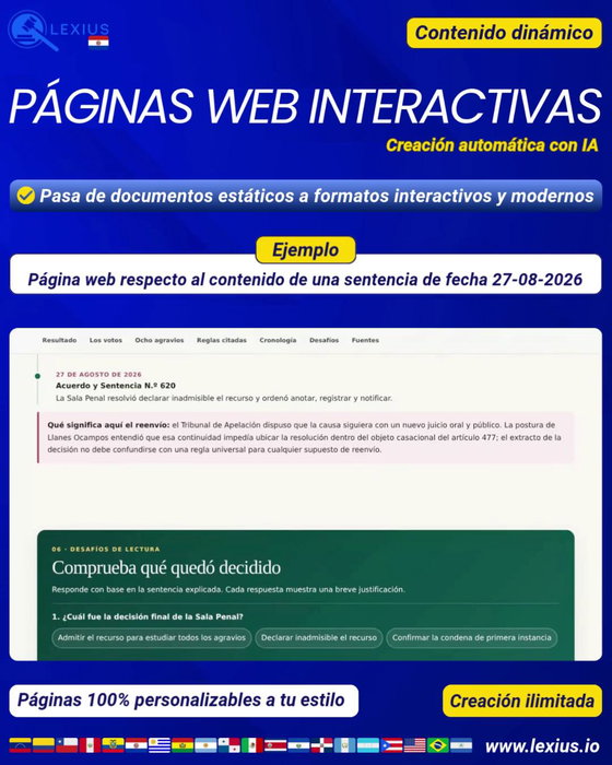 Páginas web interactivas