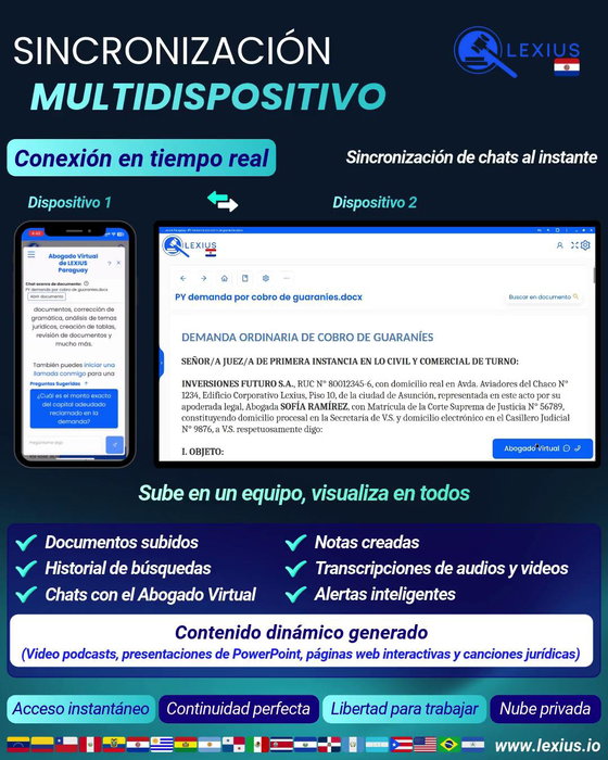 Sincronización de datos