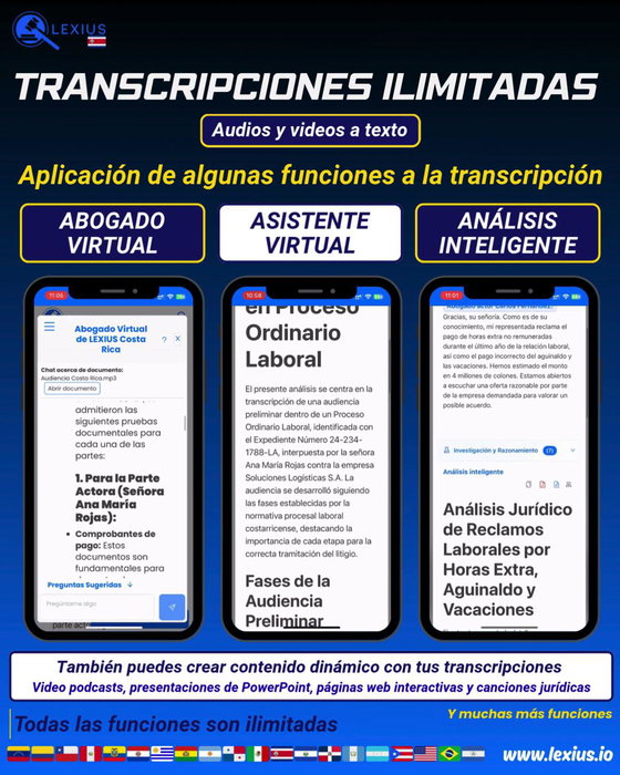 Transcribir audio o video