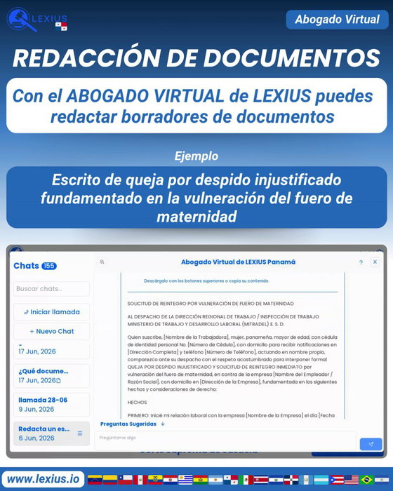 Borradores y redacción