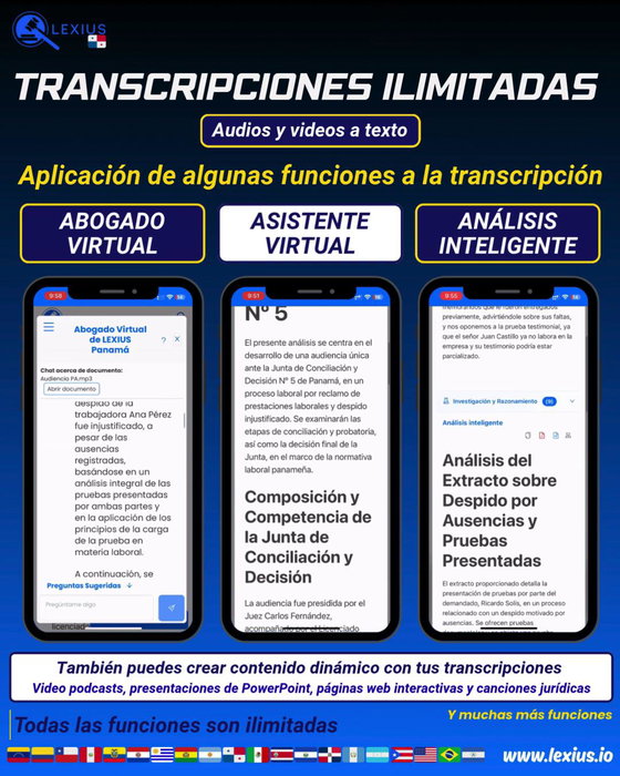 Transcripción de audio o video
