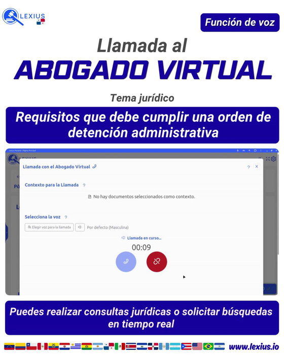 Llamadas de voz con el Abogado Virtual