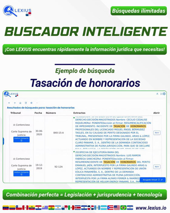 Búsqueda en LEXIUS