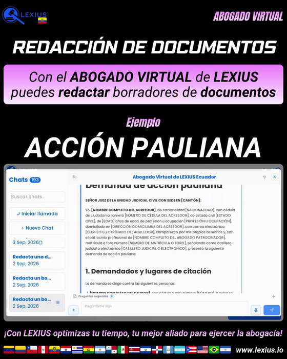 Borradores y redacción