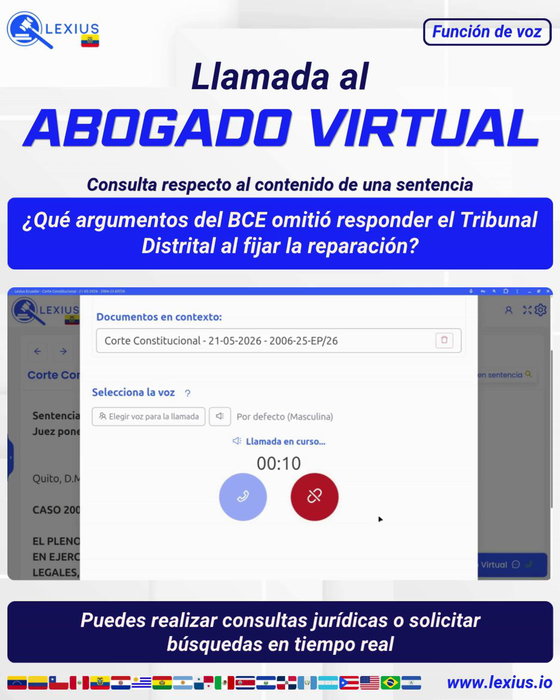 Llamadas de voz con el Abogado Virtual