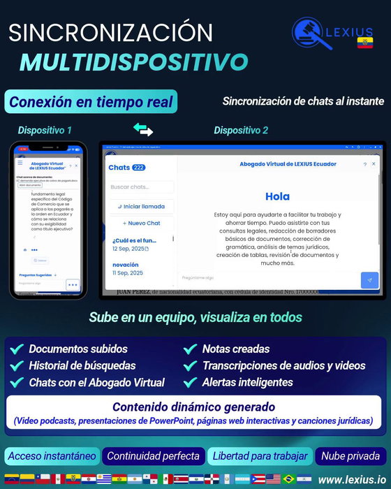 Sincronización de datos