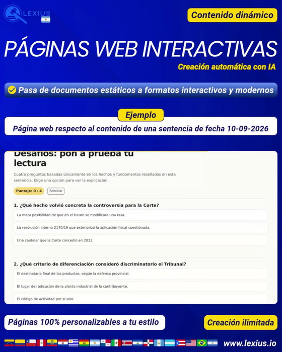 Páginas web interactivas