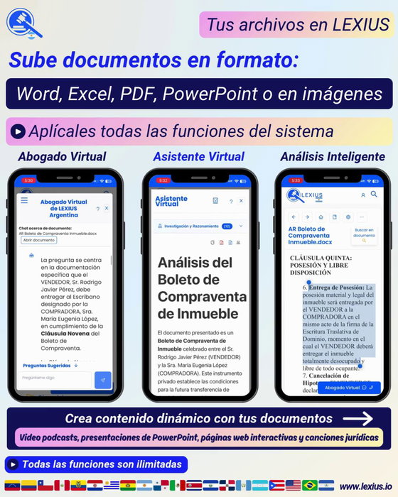 Subir documentos propios