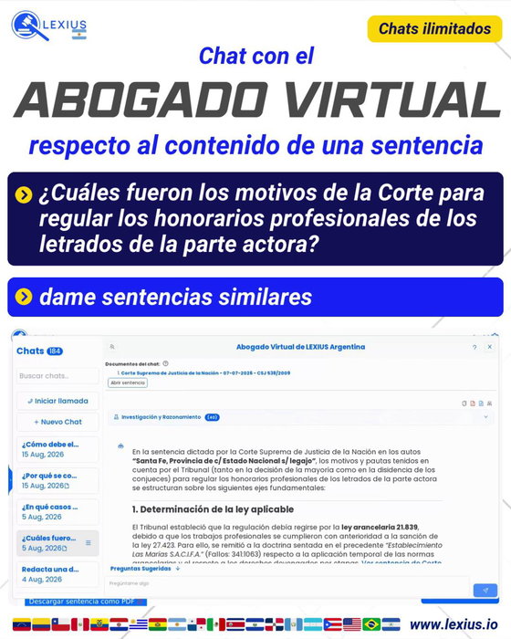 Chat con jurisprudencia