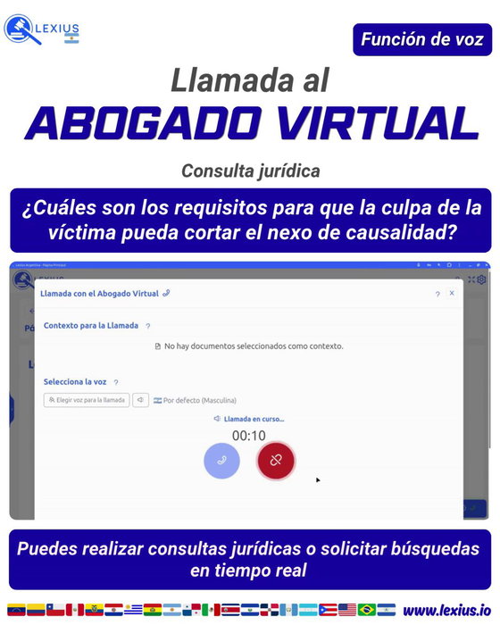 Llamadas de voz con el Abogado Virtual