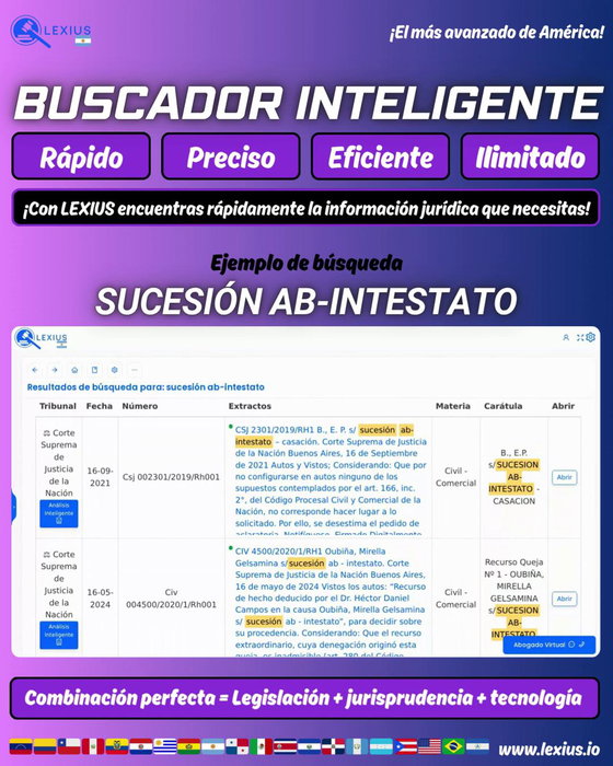 Búsqueda en LEXIUS