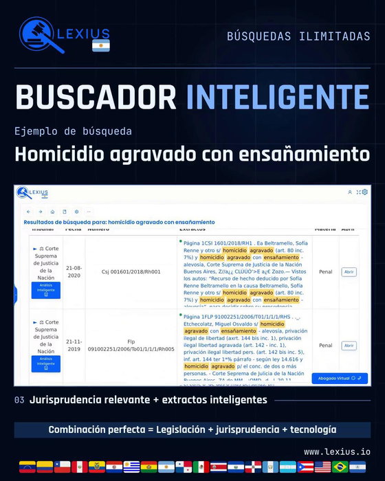 Búsqueda en LEXIUS