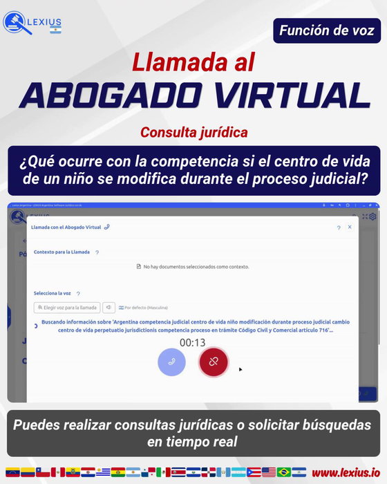 Llamadas de voz con el Abogado Virtual