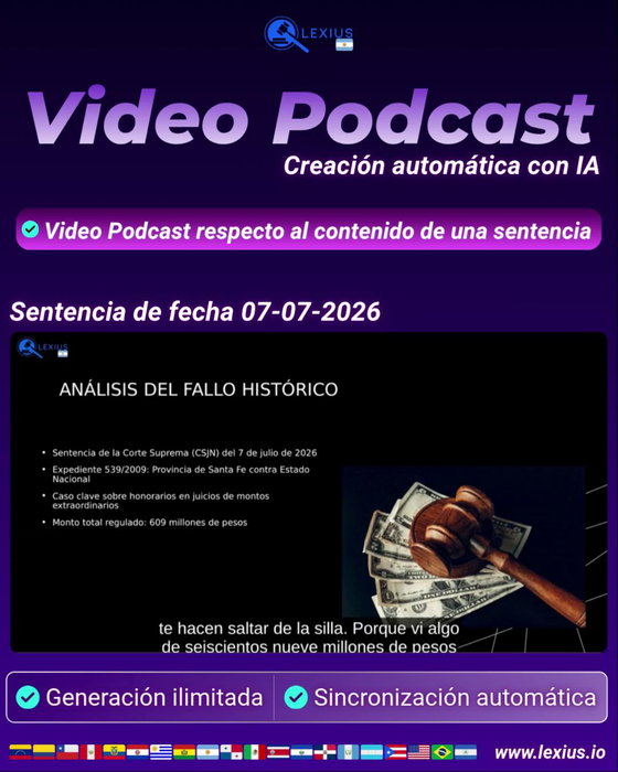 Video Podcast Legal