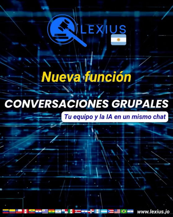 Conversaciones Grupales en LEXIUS