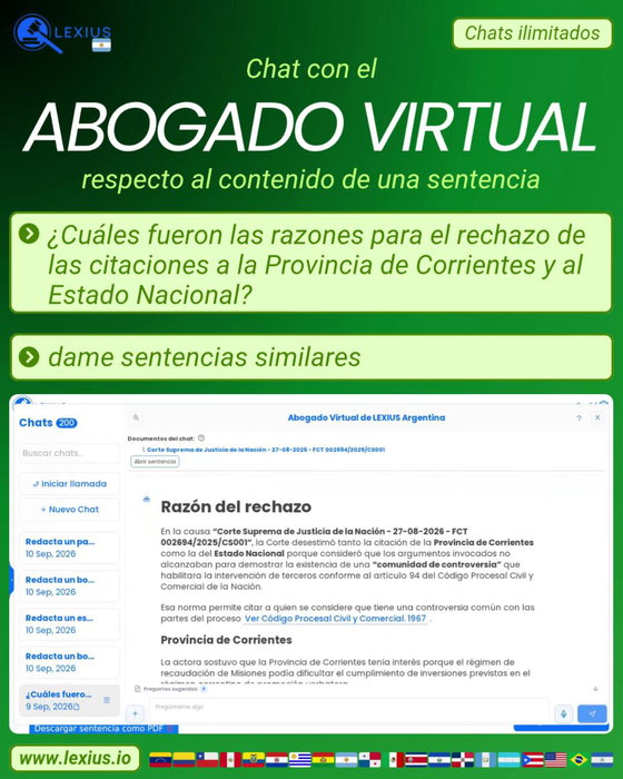 Chat con jurisprudencia