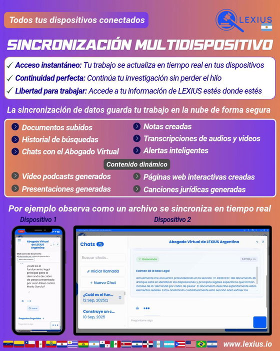 Sincronización de datos