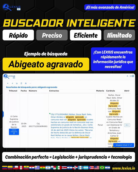 Búsqueda en LEXIUS