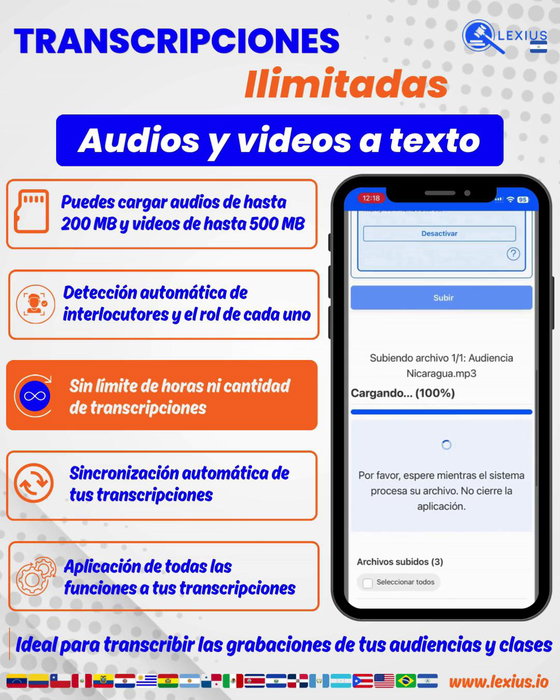 Transcribir audio o video