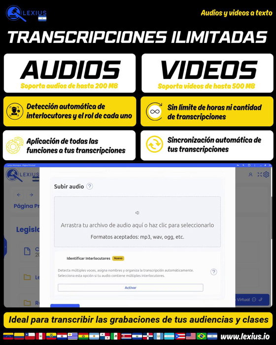 Transcribir audio o video