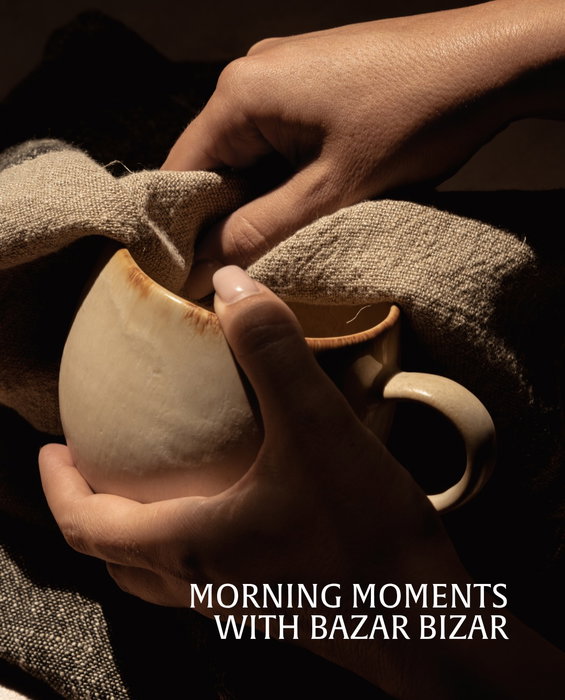 5 hours, 5 rituals. This is what a morning routine looks like when nothing’s rushed.

Make it feel this special, with Bazar Bizar.

What makes your mornings feel special? Tell us below!