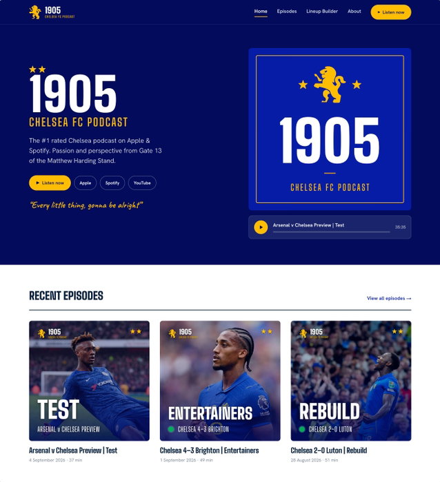 We have a shiny new website!

If you've not given the podcast a listen yet then now is as good a time as ever - you even