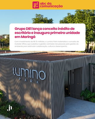 O escritório do futuro já tem endereço em Maringá. O @db1group acaba de inaugurar sua primeira unidade dentro de um novo conceito de ambient