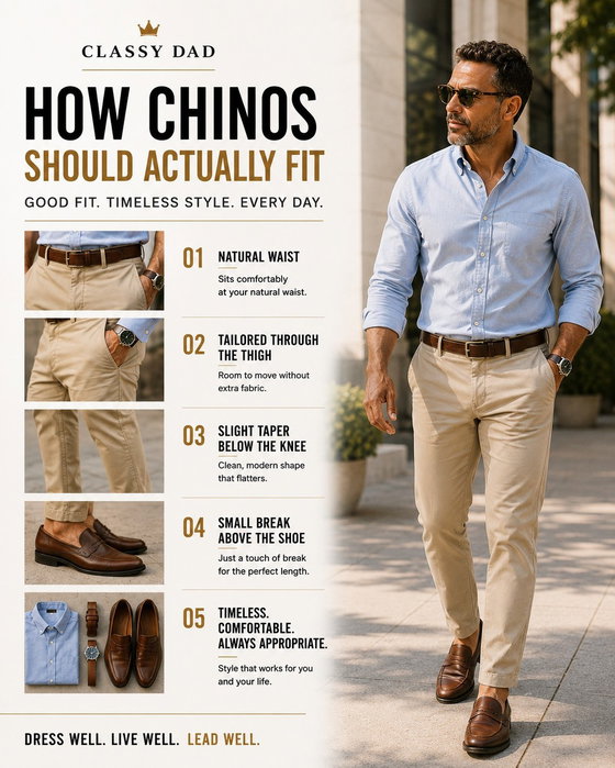 The best-fitting chinos don't get noticed. They simply make you look put together.

A timeless fit will always outlas…