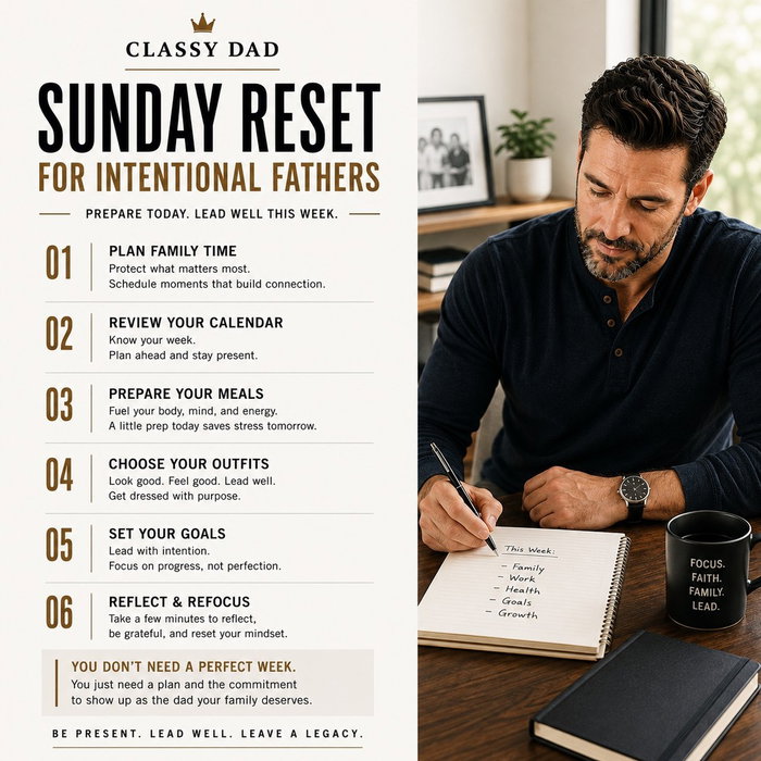 Sundays aren't just for rest. They're for preparing to become the husband, father, and leader your family needs this…