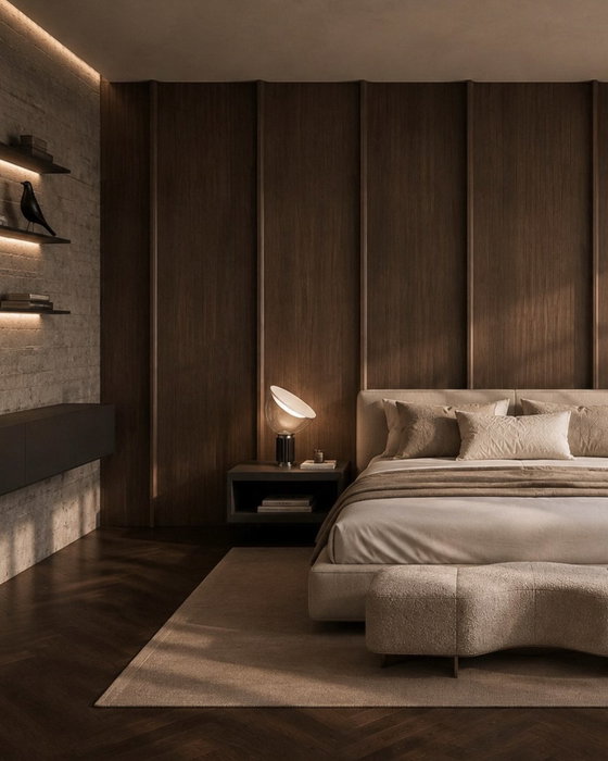 projeto PM _ master suite 
// arquitetura de interiores e decoração @mat_arquitetura
