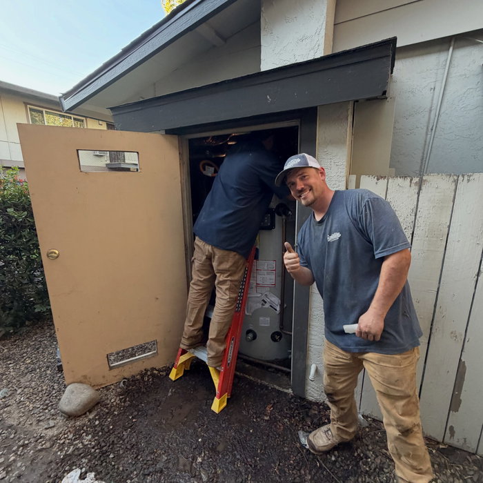 48 units back up and running with HOT WATER! 🔥💧 Big shoutout to our Signature Plumbing c