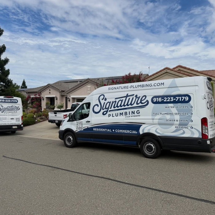 🔧 THE SIGNATURE PLUMBING CREW IS HARD AT WORK! 💪 Another whole-home repipe underway toda