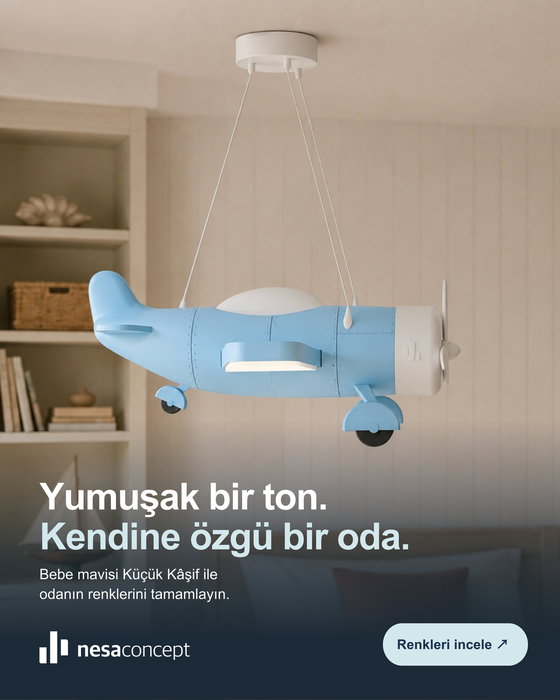 ✈️ ÇOCUKLUĞUN EN GÜZEL IŞIĞI

Çocuk odalarına hayal gücü katan Küçük 
