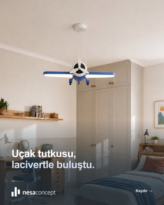 ✈️ ÇOCUKLUĞUN EN GÜZEL IŞIĞI

Çocuk odalarına hayal gücü katan Küçük 
