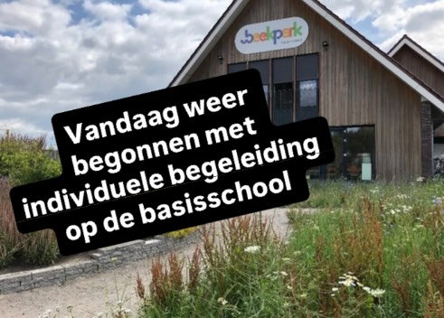 Weer begonnen! 💚

Na een heerlijke vakantie begon vandaag de individuele begeleiding op de basisscho