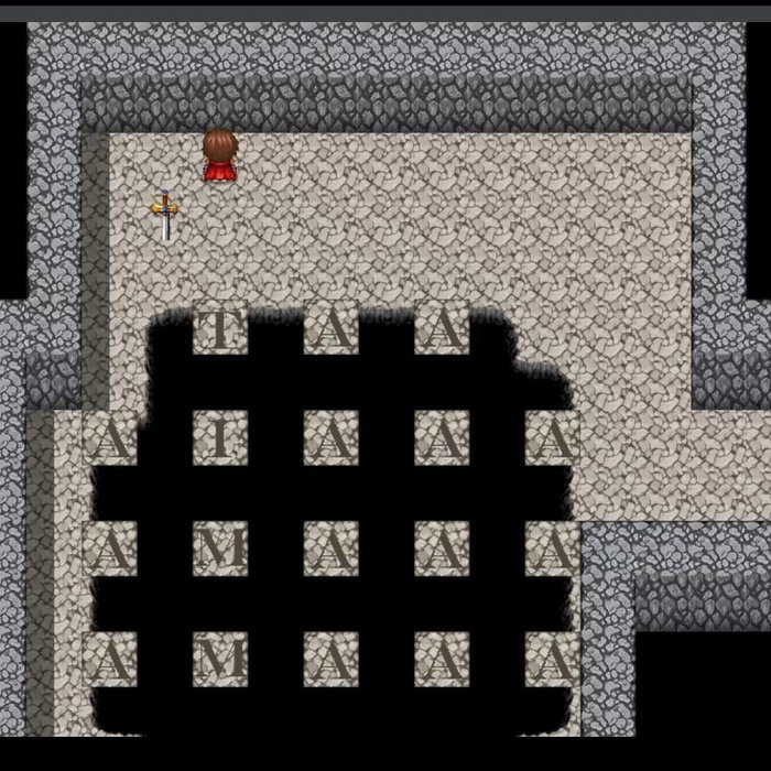 Friday Puzzle Challenge for my RPGMaker fans and the Indiana Jones fans - Only in the footsteps of Timmy will he proceed. Puzzle h